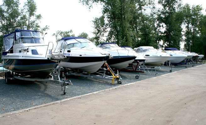 Parking boats "Volga Bay"