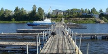 Yacht club lighthouse