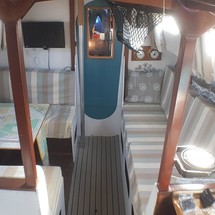 Van de stadt custom 32 steel yacht