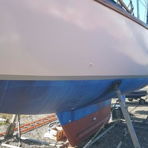 Van de stadt custom 32 steel yacht